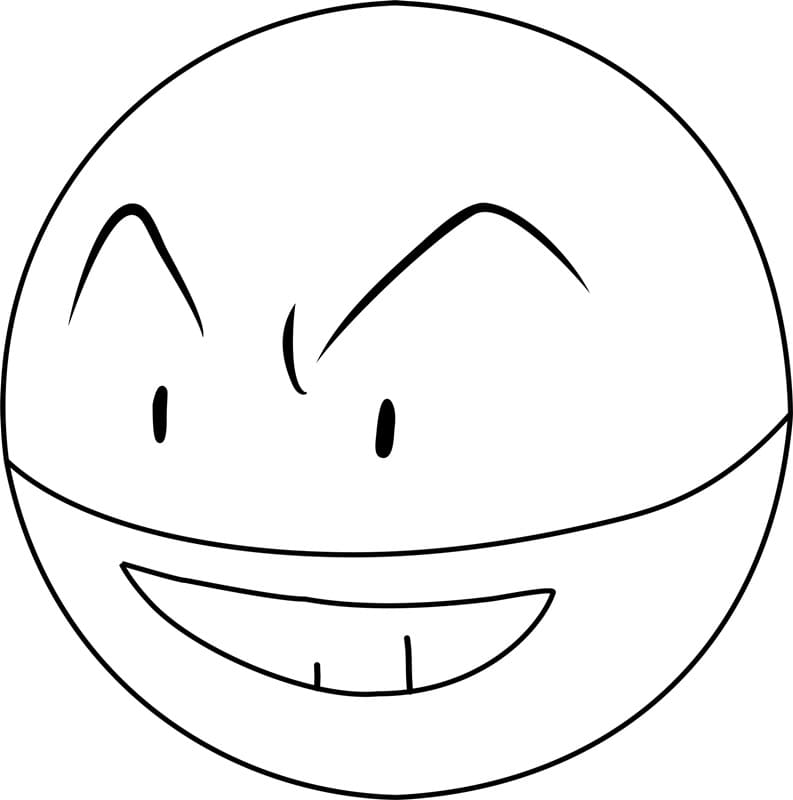 Electrode Pokemon ausmalbilder