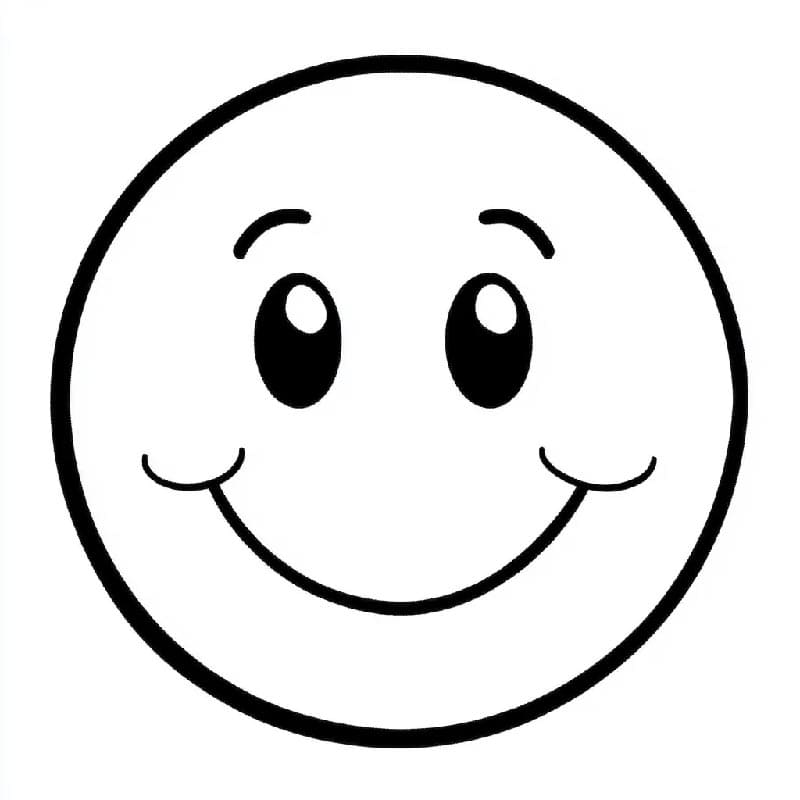 Emoji druckbereit ausmalbilder