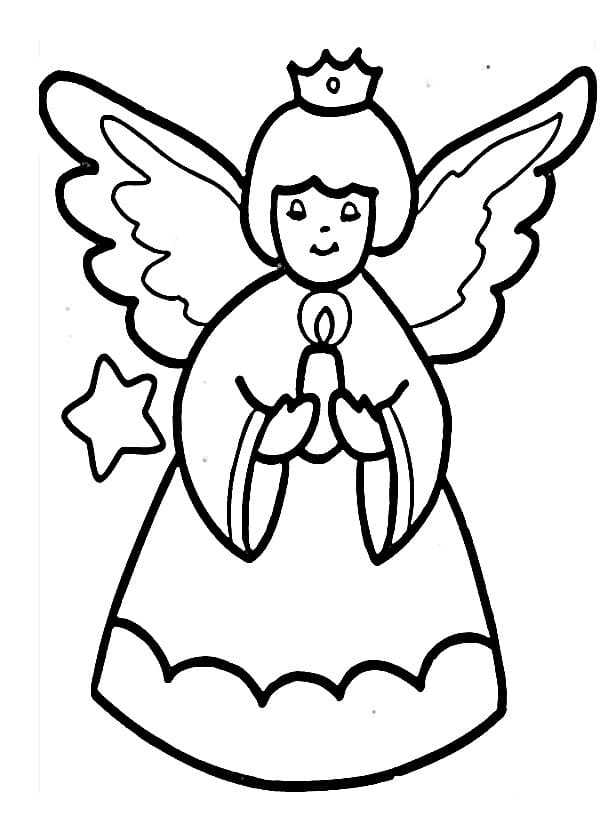 Engel Bild Frei ausmalbilder