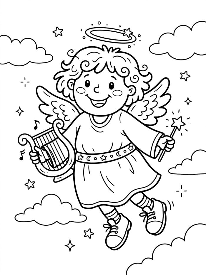 Engel Schöner ausmalbilder