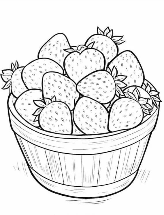Erdbeere (6) ausmalbilder