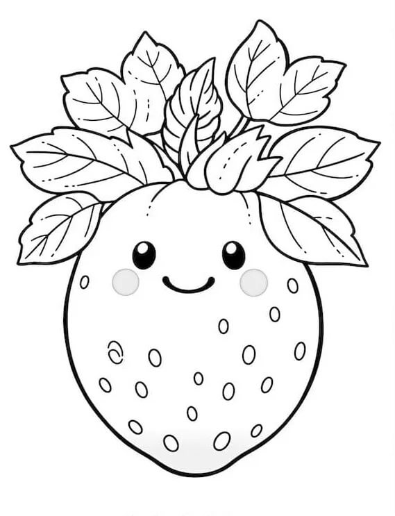 Erdbeere (8) ausmalbilder