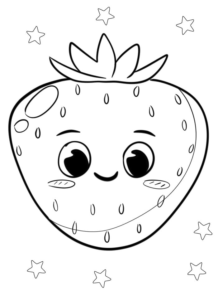 Erdbeere Frucht ausmalbilder