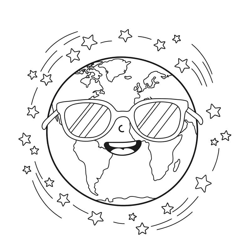 Erdbild gratis ausmalbilder