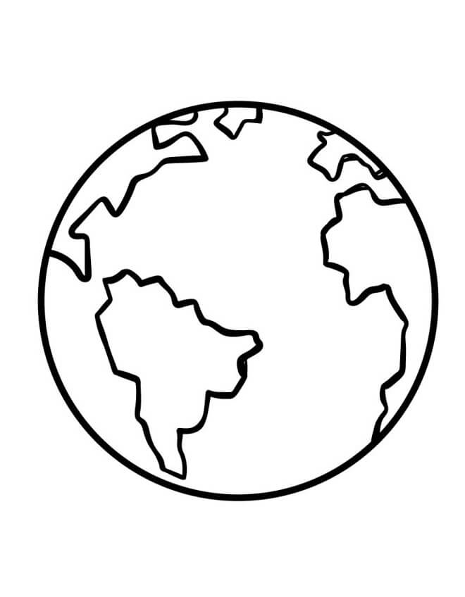 Erde für 5-jährige Kinder ausmalbilder