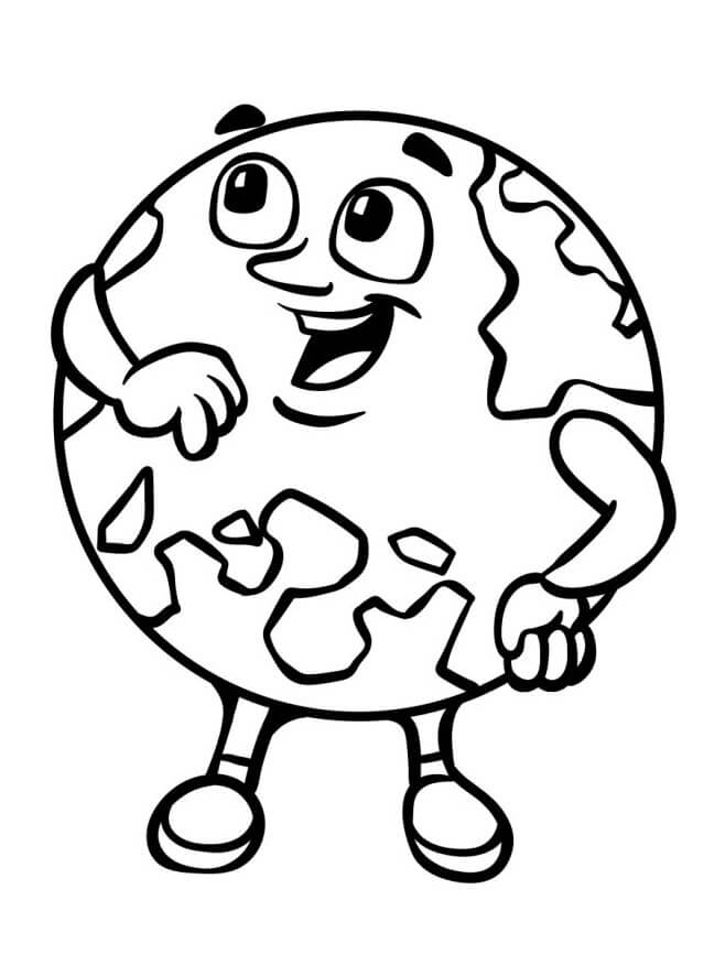 Erde für 6-jährige Kinder ausmalbilder