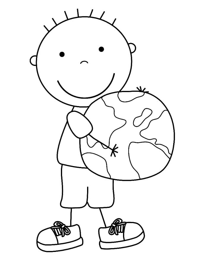 Erde zum Drucken ausmalbilder