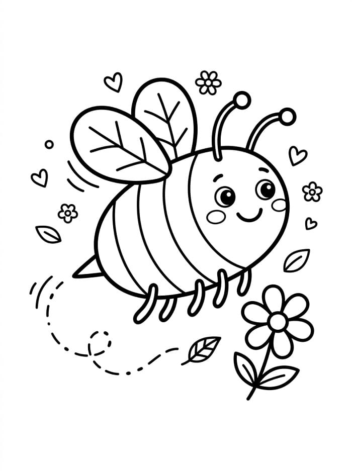 Erstaunliche Biene ausmalbilder