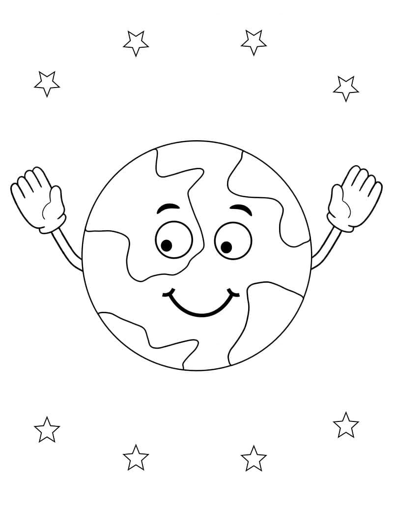 Erstaunliche Erde ausmalbilder