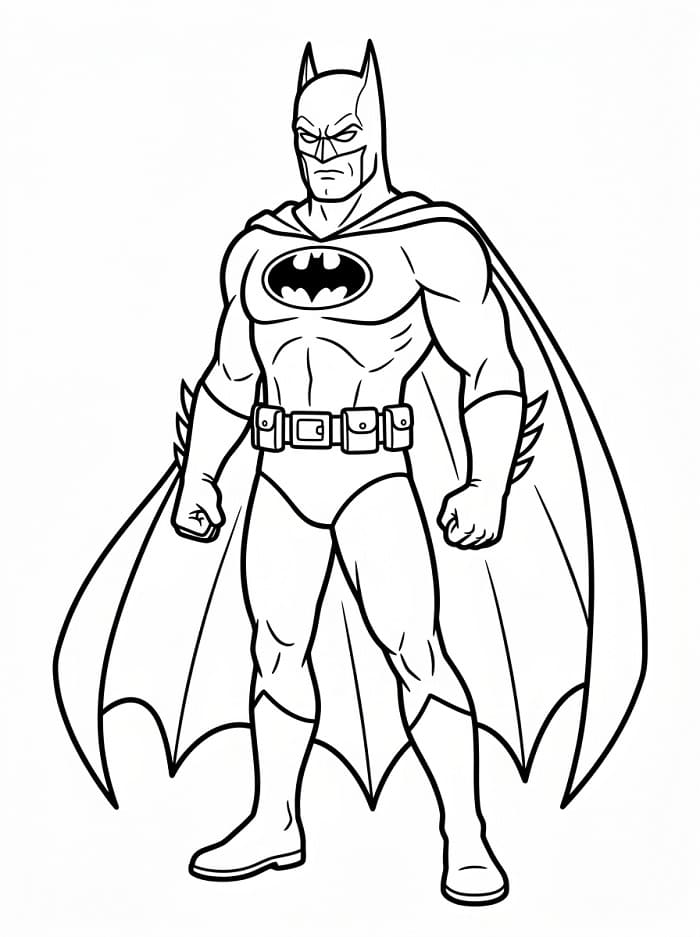 Erstaunlicher Batman ausmalbilder