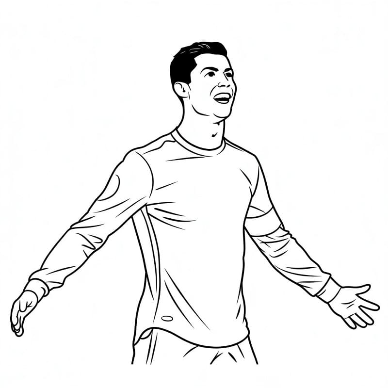 Erstaunlicher Cristiano Ronaldo ausmalbilder