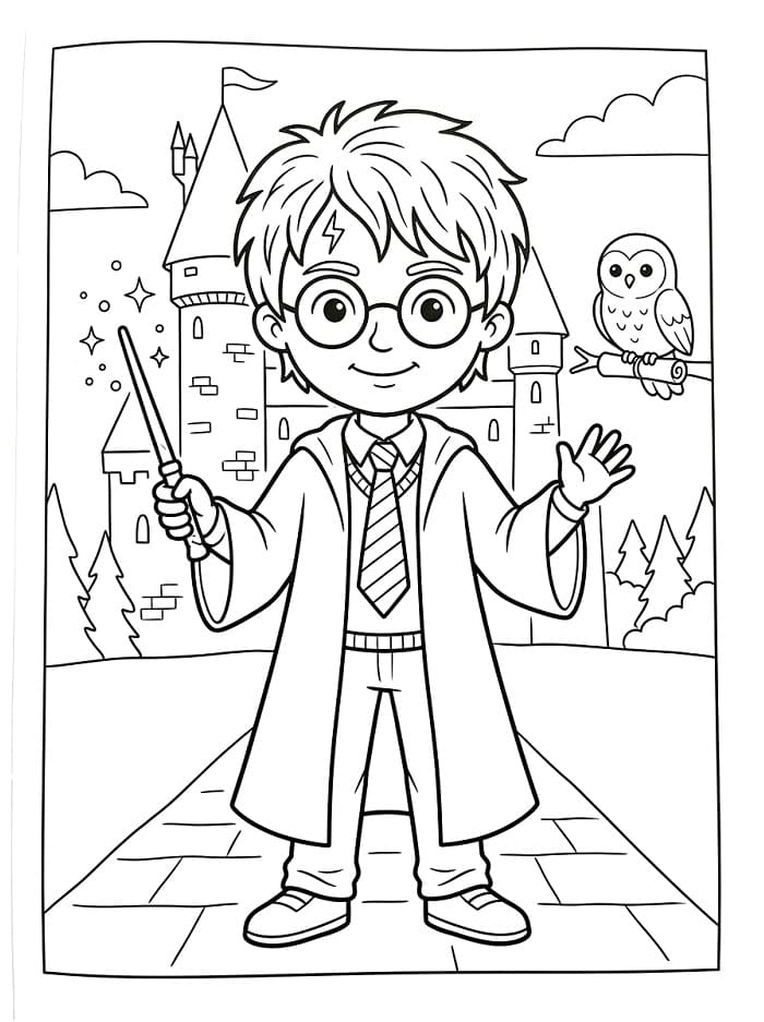 Erstaunlicher Harry Potter ausmalbilder