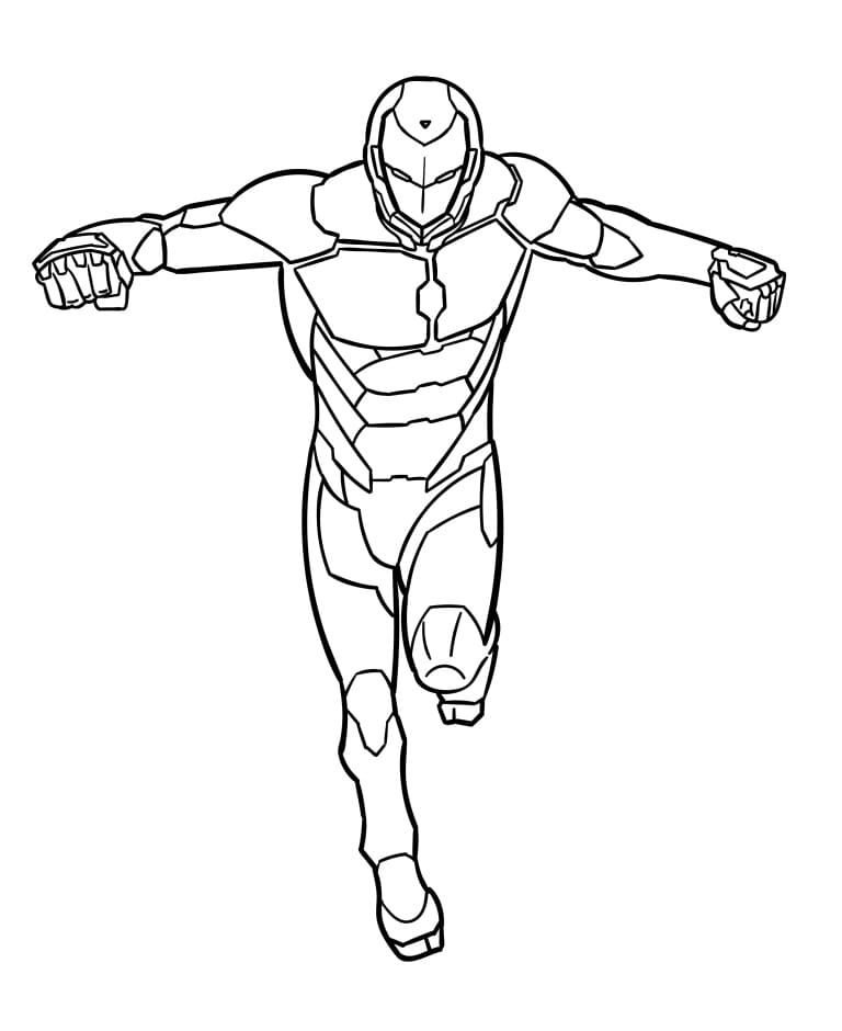 Erstaunlicher Iron Man ausmalbilder