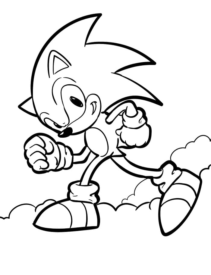Erstaunlicher Sonic ausmalbilder