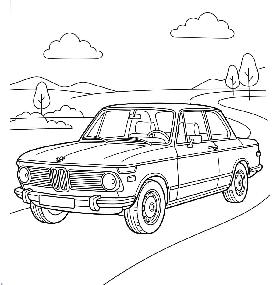 Erstaunliches BMW ausmalbilder