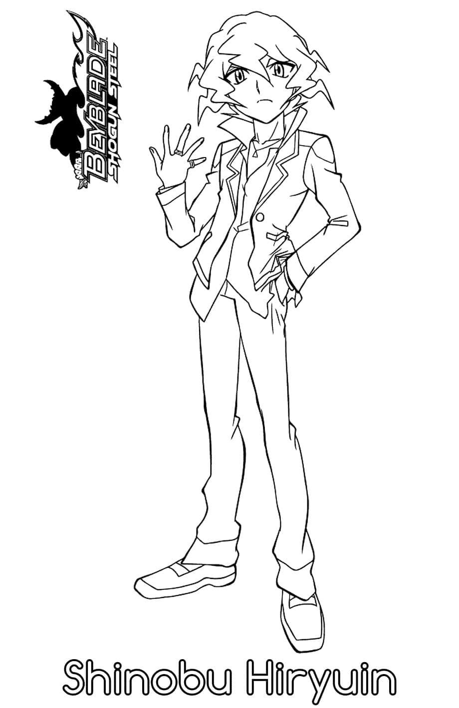 Erstaunliches Beyblade ausmalbilder