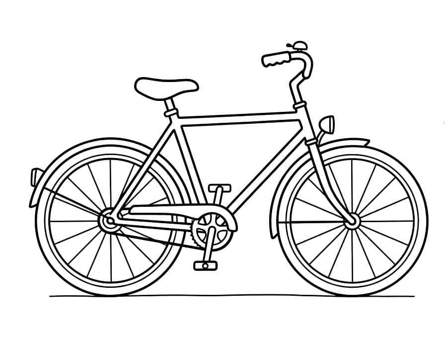 Erstaunliches Fahrrad ausmalbilder