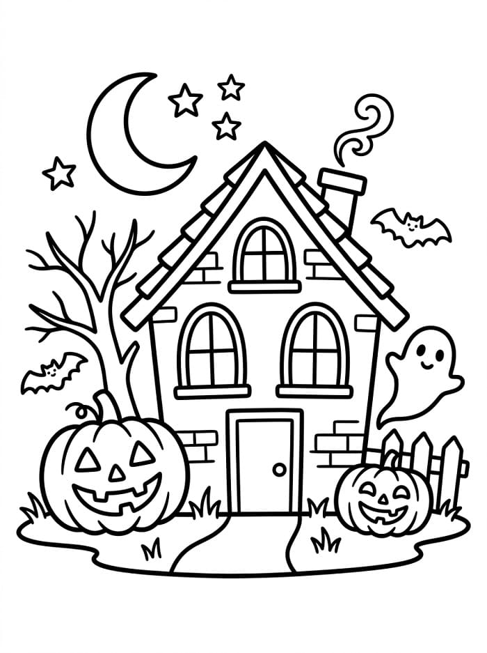 Erstaunliches Halloween ausmalbilder