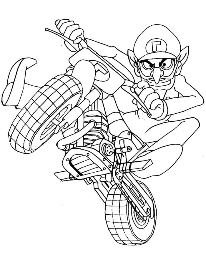 Erstaunliches Mario Kart ausmalbilder