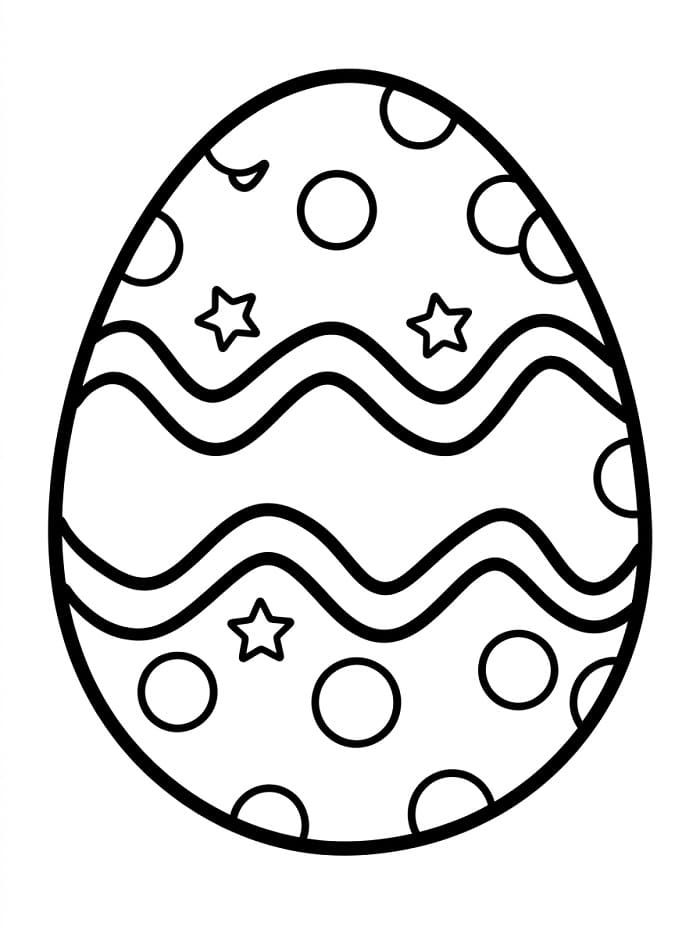 Erstaunliches Osterei ausmalbilder