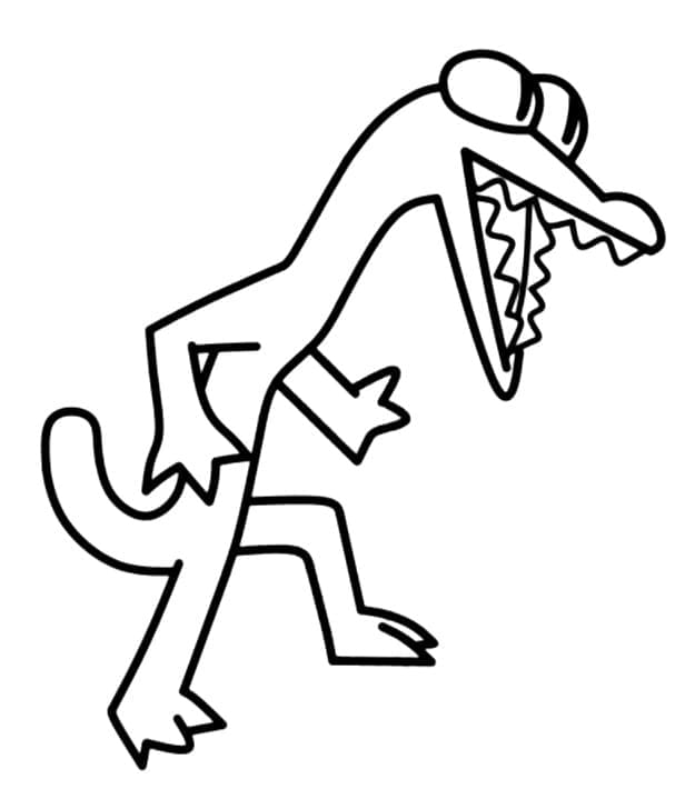 Erstaunliches Rainbow Friends ausmalbilder