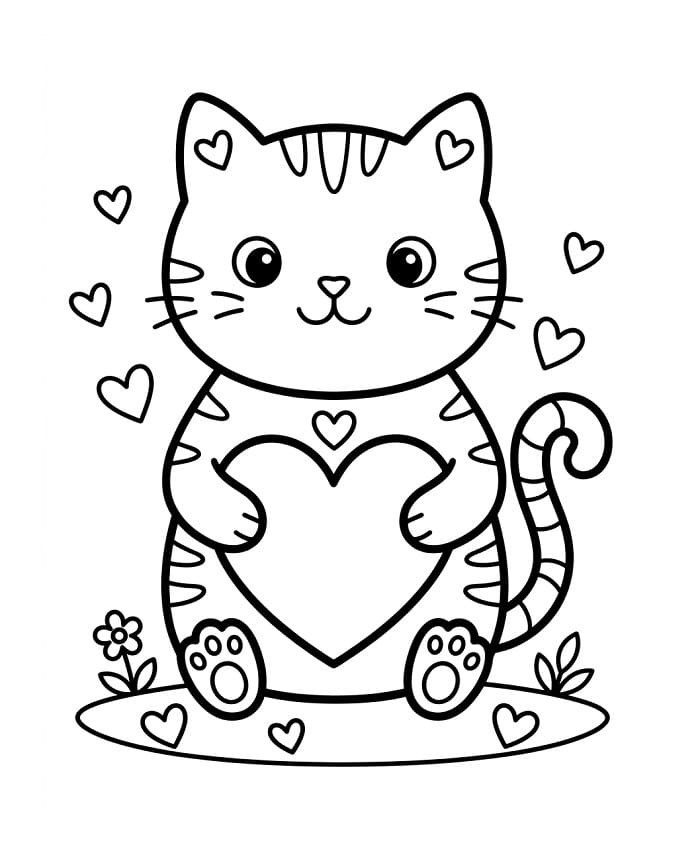 Erstaunliches Valentinstag ausmalbilder