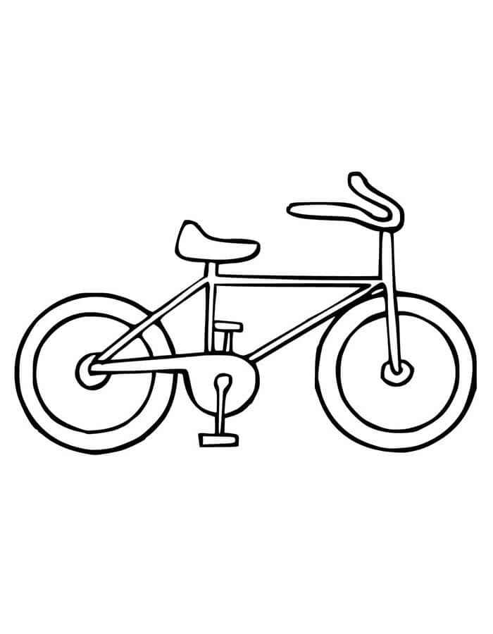 Fahrrad Bild zum Drucken ausmalbilder