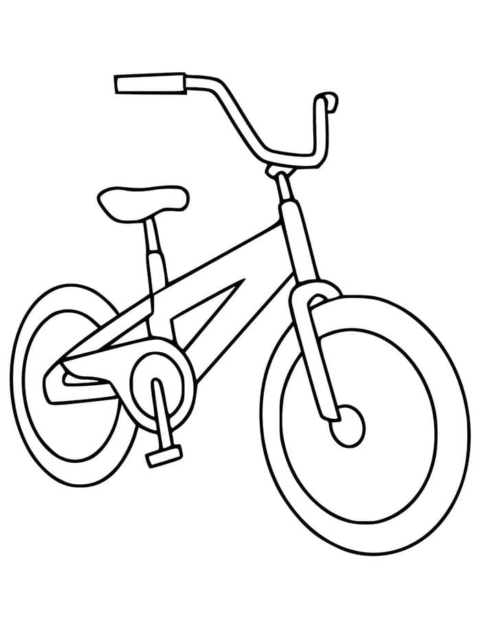 Fahrrad gratis druckbar ausmalbilder