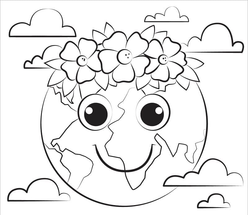 Fantastische Erde ausmalbilder