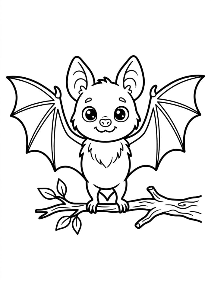 Fantastische Fledermaus ausmalbilder