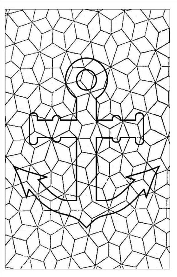 Fantastisches Mosaik ausmalbilder