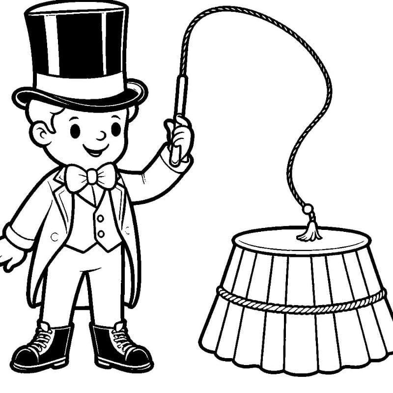 Fantastisches Zirkus ausmalbilder