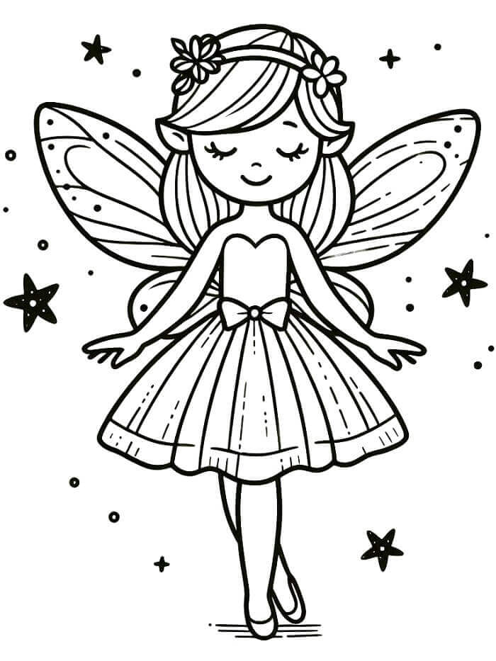 Fee Druckbar Frei ausmalbilder