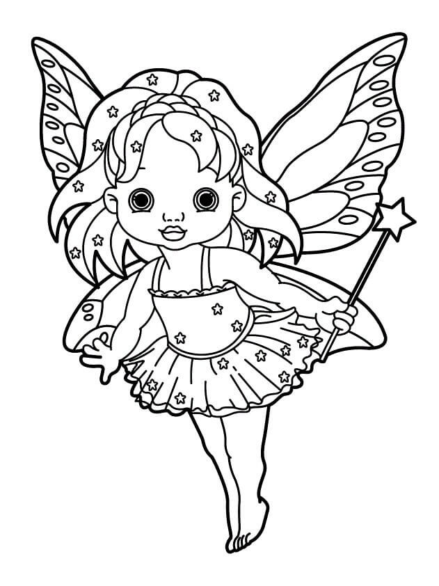 Fee Druckbar Kostenlos ausmalbilder