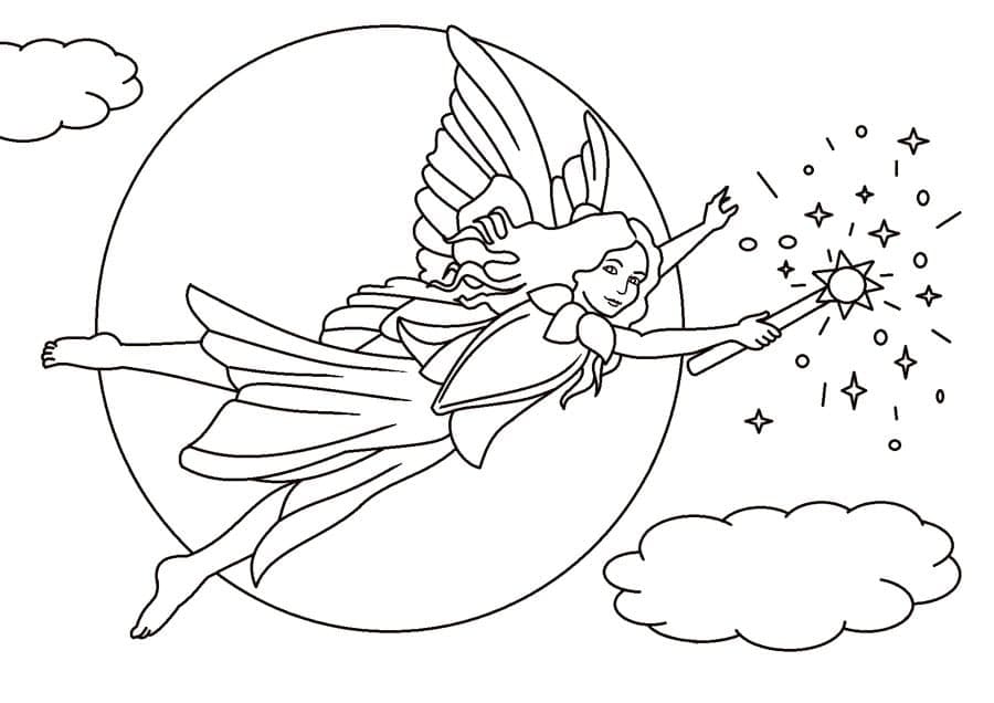 Fee Druckbares Für Kinder ausmalbilder