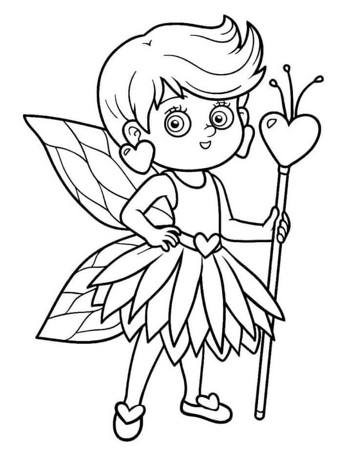 Feenbild ausmalbilder