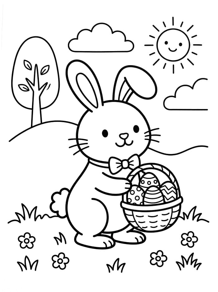 Feiere Ostern ausmalbilder