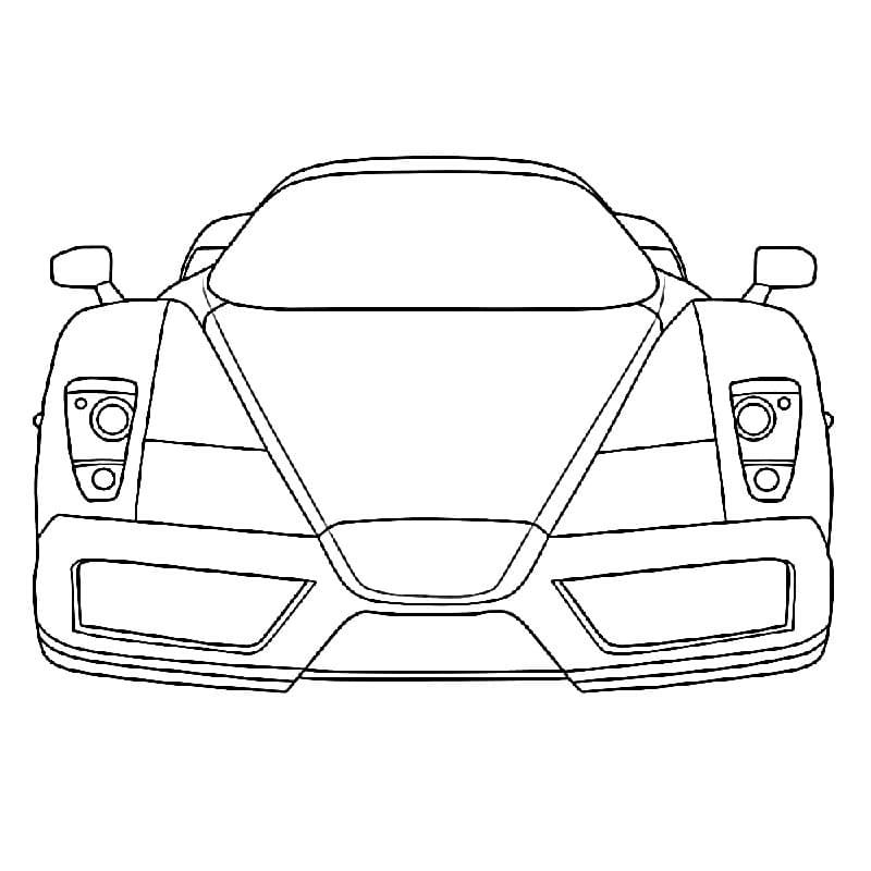 Ferrari Bild ausmalbilder