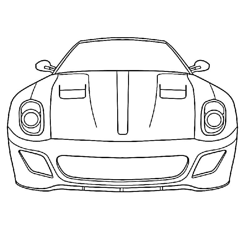 Ferrari gratis ausmalbilder