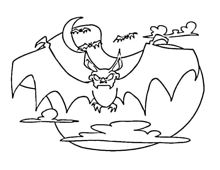 Fledermaus Für Kinder ausmalbilder