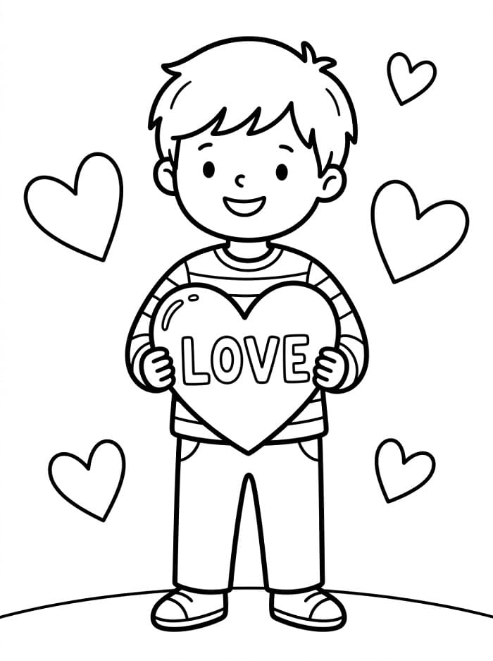 Froher Valentinstag ausmalbilder