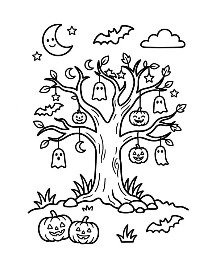 Fröhlicher Halloween Tag ausmalbilder