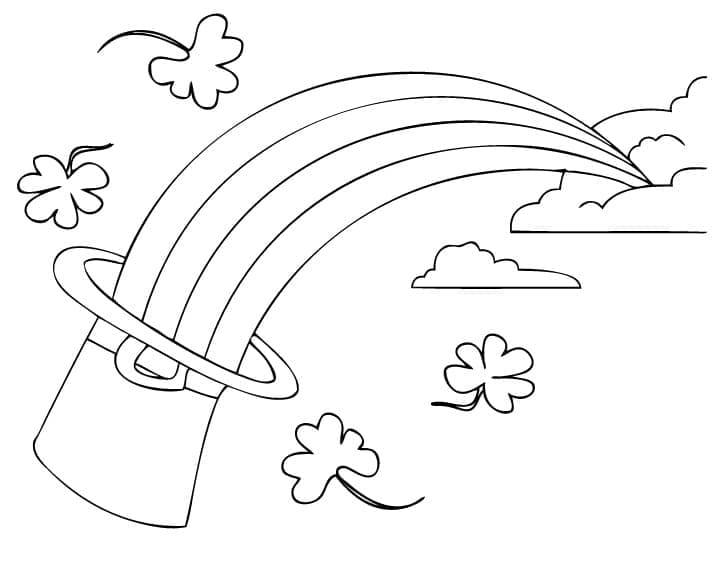 Fröhlicher St. Patrick's Day ausmalbilder