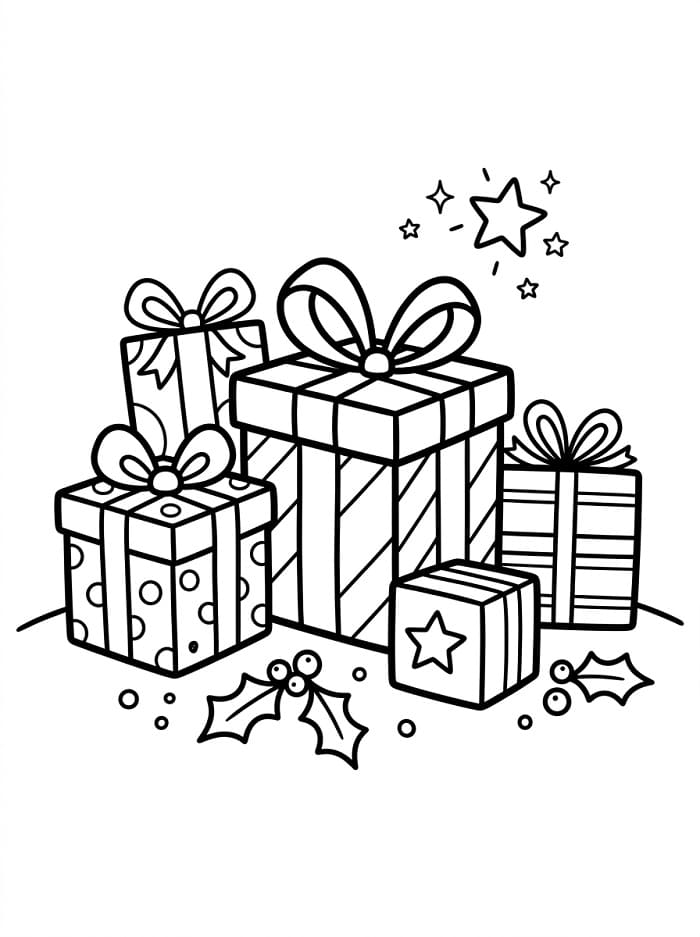 Fröhlicher Weihnachtstag ausmalbilder