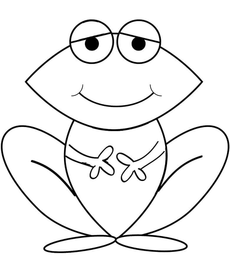 Frosch 2 ausmalbilder