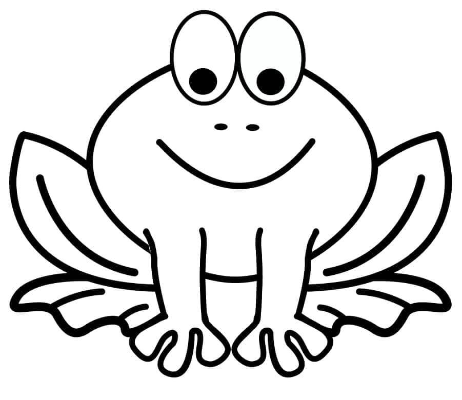 Frosch Druckbar Gratis ausmalbilder