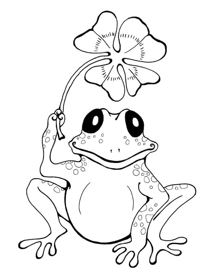 Frosch Gratis ausmalbilder