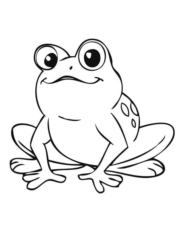 Frosch Kostenlos Druckbarer ausmalbilder