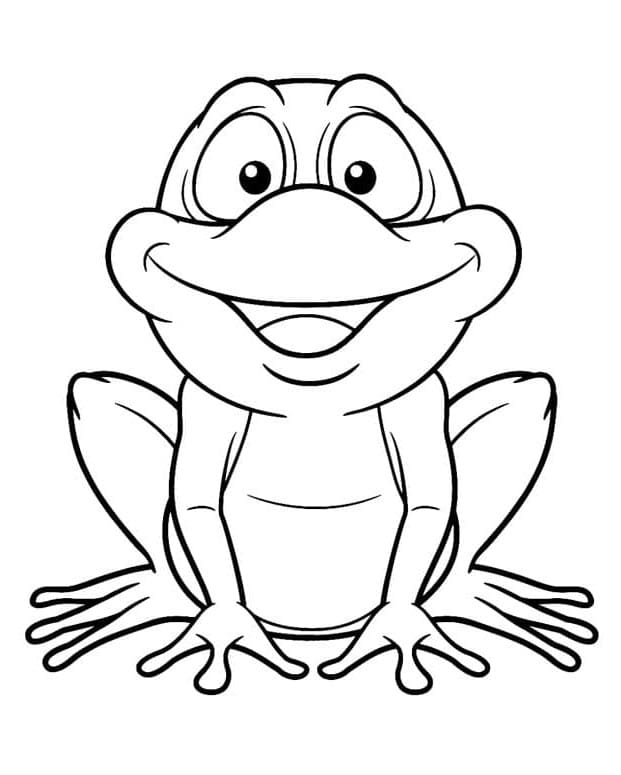 Frosch Kostenlos Für Kinder ausmalbilder