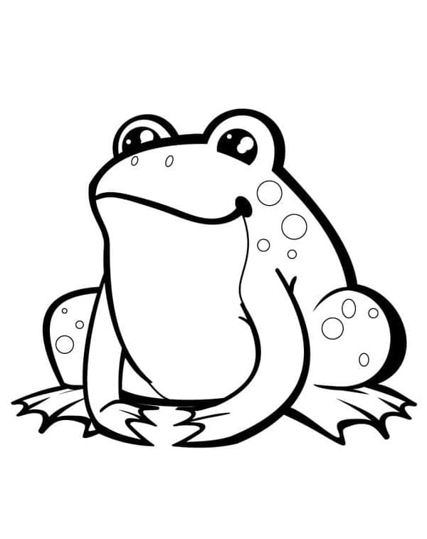 Frosch Kostenlos Zum Drucken ausmalbilder